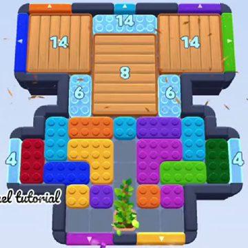 Color Block Jam Level 1640 / 1705 / 2637: Screenshot des Spielfelds