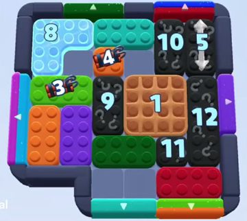 Color Block Jam level 1021 / 1020 / 1929: screenshot of the board