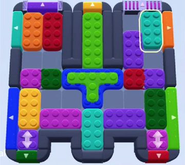 Color Block Jam level 1169 / 1163 / 1167: screenshot of the board
