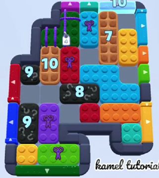 Color Block Jam niveau 1655 : capture du plateau