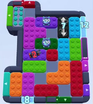 Color Block Jam 1007. bölüm: tahtanın ekran görüntüsü