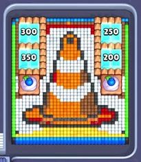 Pixel Flow уровень 595: скриншот поля