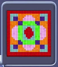 Pixel Flow уровень 514: скриншот поля
