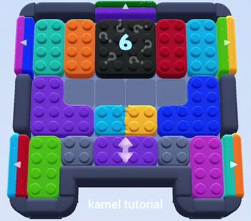 Color Block Jam level 978: screenshot of the board