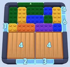Color Block Jam Level: Screenshot des Spielfelds
