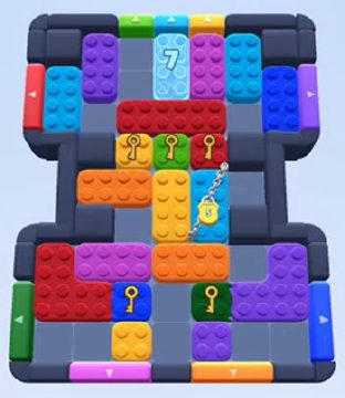 Color Block Jam 233 / 621 / 1071. bölüm: tahtanın ekran görüntüsü