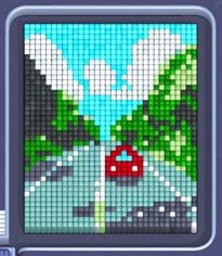 Pixel Flow Level 652: Screenshot des Spielfelds