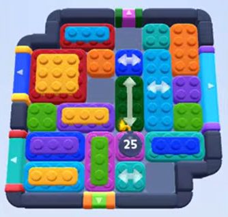 Color Block Jam 460 / 854 / 1354. bölüm: tahtanın ekran görüntüsü