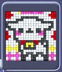Pixel Flow Level 35: Screenshot des Spielfelds