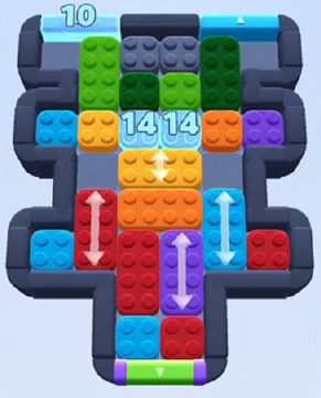 Color Block Jam 레벨 473 / 715 / 867 / 1367: 보드 스크린샷