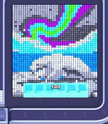 Pixel Flow level 1224: screenshot of the board