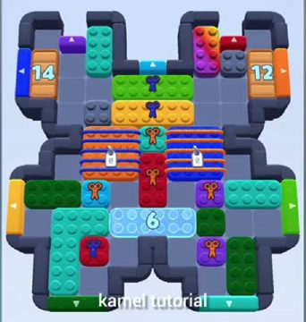 Color Block Jam level 439 / 833 / 1333: screenshot of the board