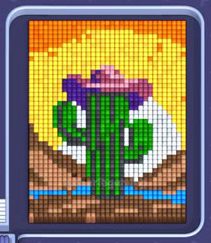Pixel Flow level 1258: screenshot of the board
