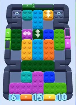 Color Block Jam уровень 582 / 1504: скриншот поля
