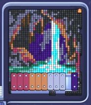Pixel Flow level 1850: screenshot of the board