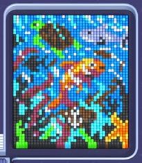 Pixel Flow level 785: screenshot of the board