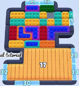Color Block Jam уровень 1862: скриншот поля