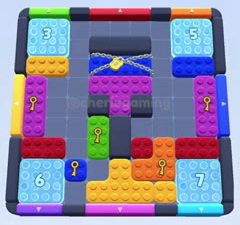 Color Block Jam ステージ 82 / 405 / 870 / 1476：盤面のスクリーンショット