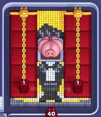 Pixel Flow level 1413: screenshot of the board