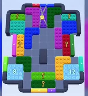 Color Block Jam niveau 84 : capture du plateau