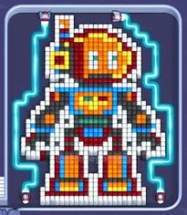 Pixel Flow level 885: screenshot of the board