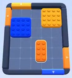 Color Block Jam Level: Screenshot des Spielfelds