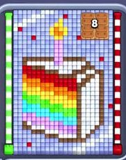 Pixel Flow уровень 356: скриншот поля
