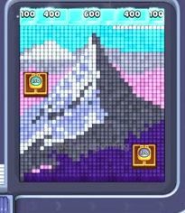 Pixel Flow level 736: screenshot of the board