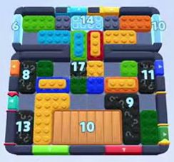 Color Block Jam 레벨 1277 / 1286 / 1287 / 2185: 보드 스크린샷