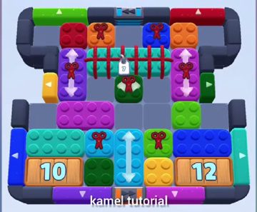Color Block Jam level 317 / 437 / 705 / 1155: screenshot of the board