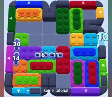 Color Block Jam 700. bölüm: tahtanın ekran görüntüsü