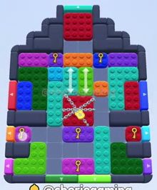 Color Block Jam level 572: screenshot of the board