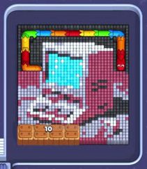 Pixel Flow level 1212: screenshot of the board