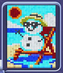 Pixel Flow level 1342: screenshot of the board