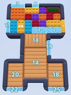Color Block Jam niveau 121 : capture du plateau
