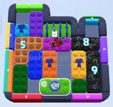 Color Block Jam Level 1012 / 1013 / 1933: Screenshot des Spielfelds