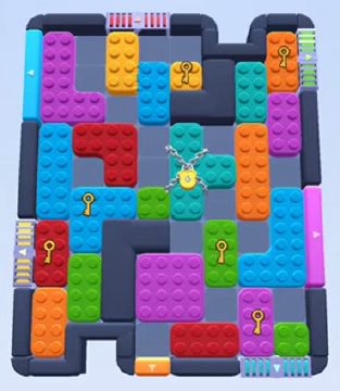 Color Block Jam niveau 256 : capture du plateau
