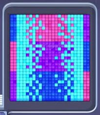 Pixel Flow Level 18: Screenshot des Spielfelds