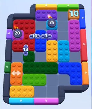 Color Block Jam level 662 / 1649: screenshot of the board