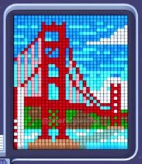 Pixel Flow level 858: screenshot of the board