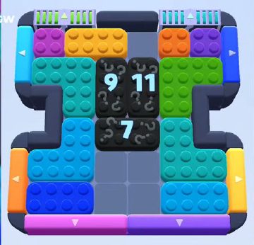 Color Block Jam Level 988 / 993 / 1899: Screenshot des Spielfelds