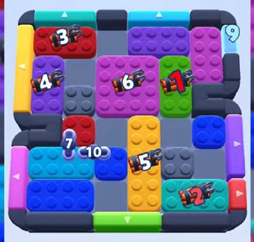 Color Block Jam ステージ 768 / 799：盤面のスクリーンショット
