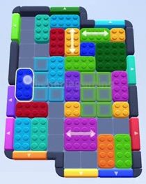 Color Block Jam level 155 / 993: screenshot of the board