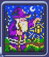 Pixel Flow level 989: screenshot of the board