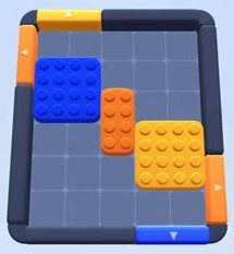 Color Block Jam Level 4 / 3: Screenshot des Spielfelds