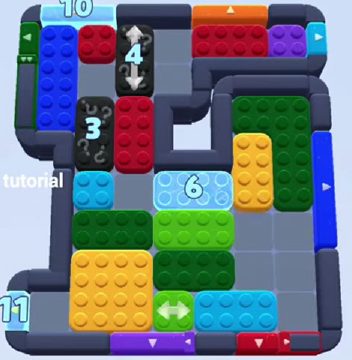 Color Block Jam nivel 1563: captura del tablero