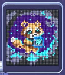 Pixel Flow level 1210: screenshot of the board