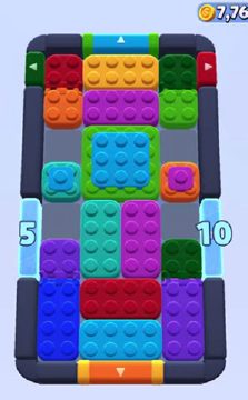Color Block Jam level 1207 / 1208: screenshot of the board