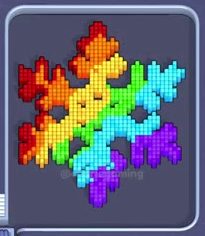 Pixel Flow уровень 170: скриншот поля