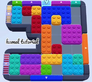 Color Block Jam Level 1759: Screenshot des Spielfelds